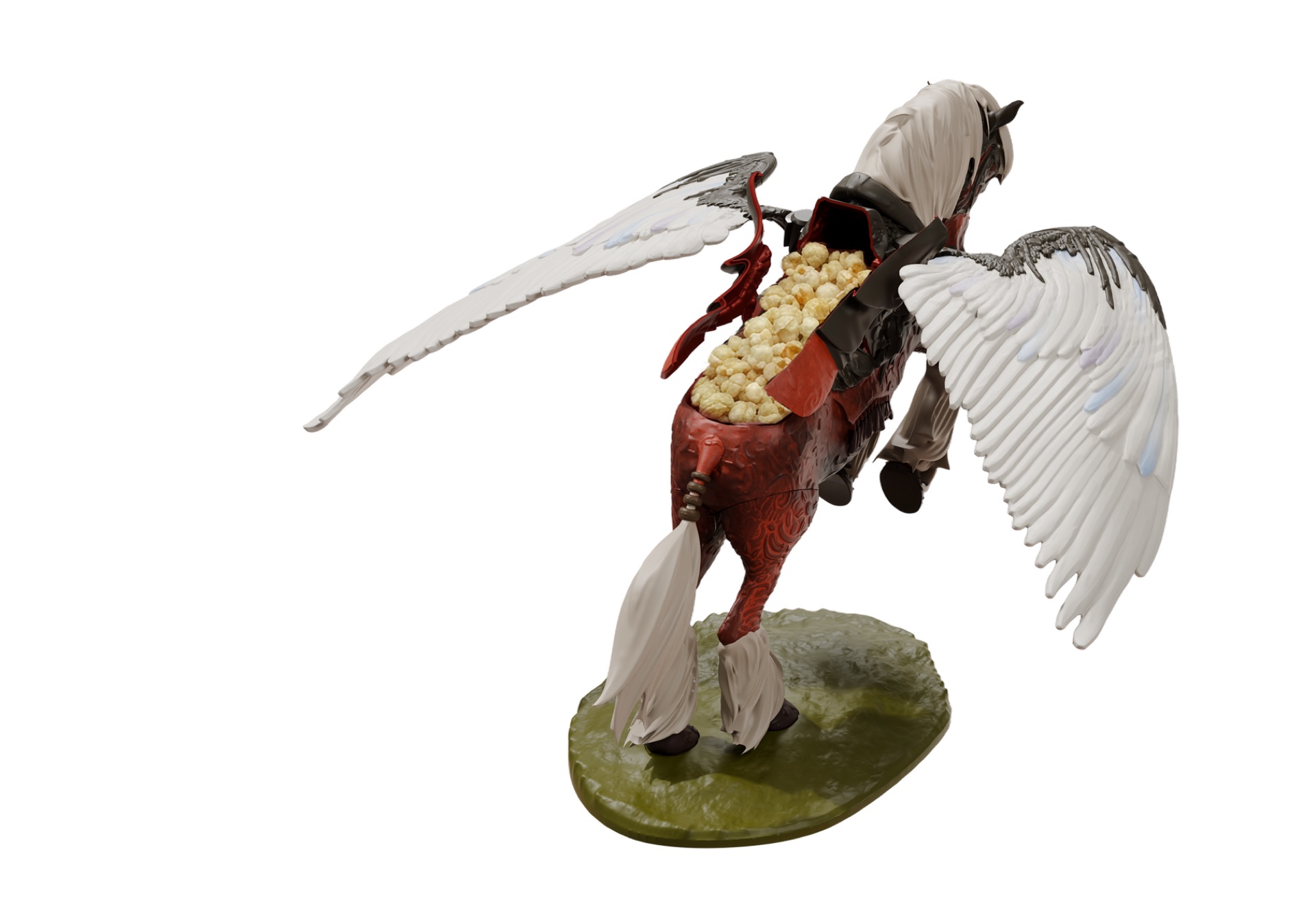 Winged horse collectible popcorn bucket concept