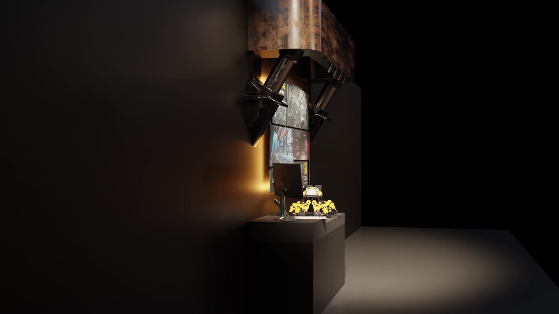 ArtCenter Spring 2025 exhibit booth turntable