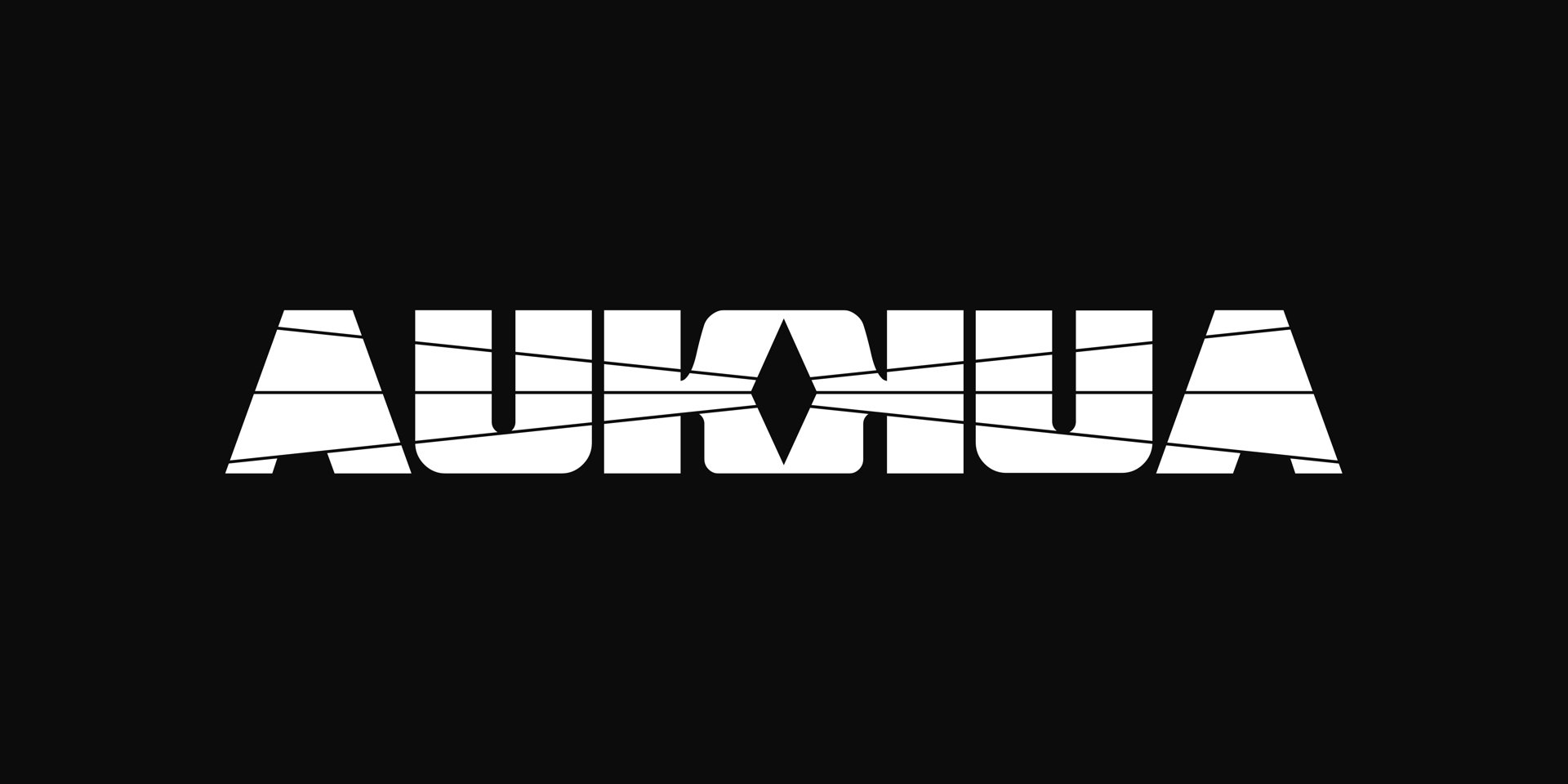 Final Aukkua title treatment in white fragmented lettering