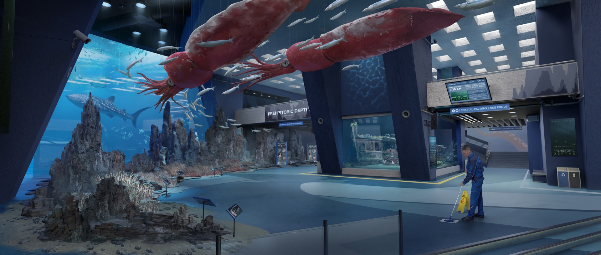 Nodram aquarium interior environment